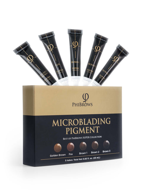 PhiBrows Microblading Pigment Collection SUPER